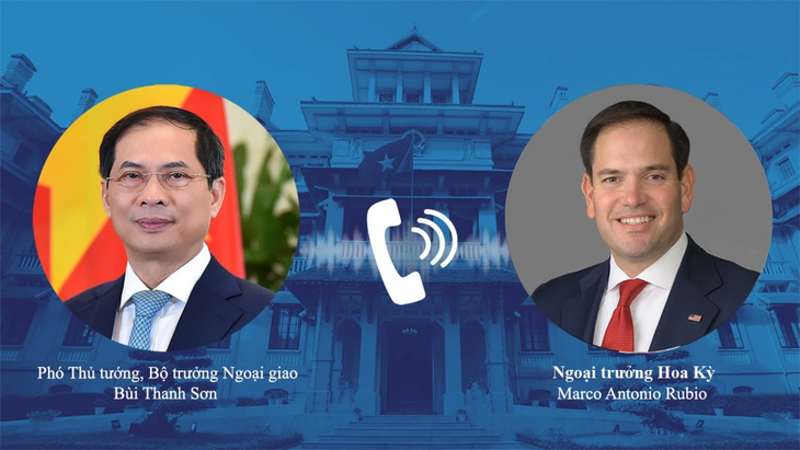 Entretien téléphonique entre Bùi Thanh Son et Marco Rubio  - ảnh 1