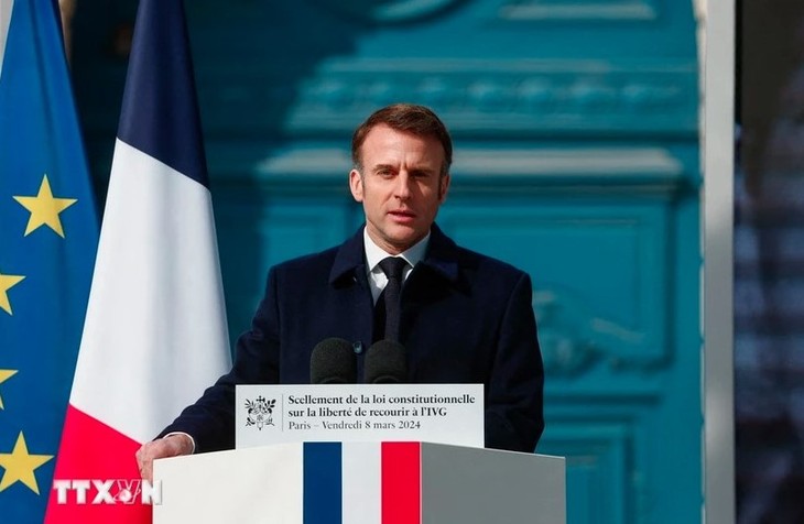 Défense européenne: Emmanuel Macron ouvert à l’extension du parapluie nucléaire français - ảnh 1