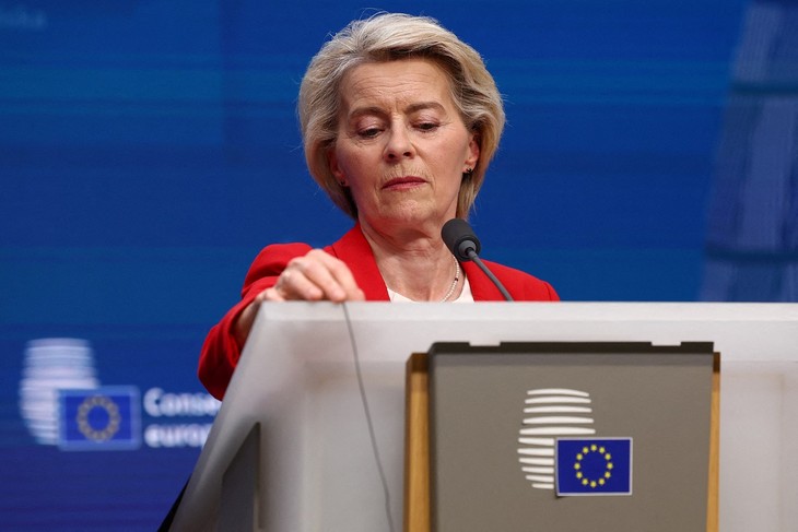 Ursula von der Leyen visée par une motion de censure au Parlement européen - ảnh 1