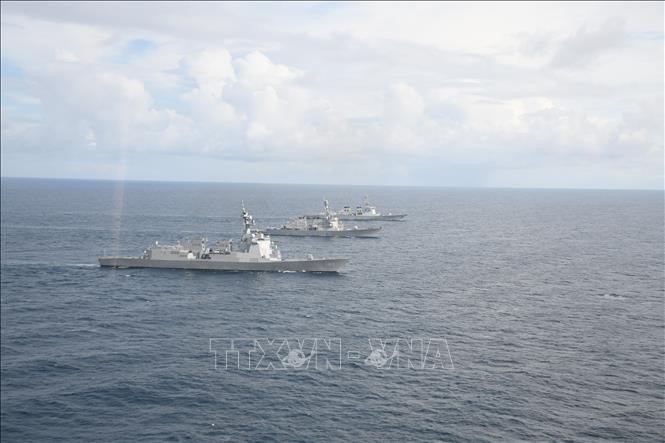 Séoul, Washington et Tokyo lancent leur exercice trilatéral «Freedom Edge» - ảnh 1