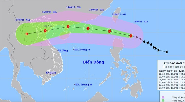 Le Vietnam se prépare à l’arrivée du super-typhon Ragasa  - ảnh 1