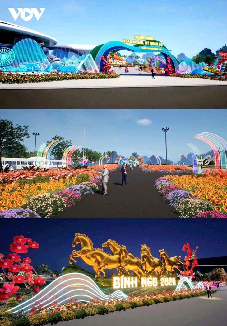 Quang Ninh: 50.000 spectateurs pour célébrer le Parti et le printemps - ảnh 2