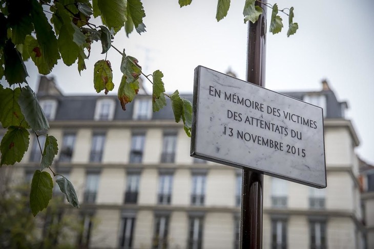 Hommage et recueillement un an après les attentats du 13 novembre - ảnh 1