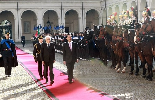 Trân Dai Quang entame sa visite en Italie - ảnh 1