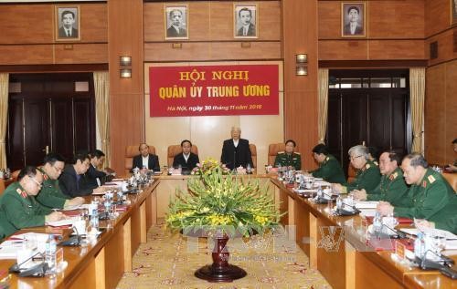 Nguyen Phu Trong à la conférence de la Commission militaire centrale - ảnh 1