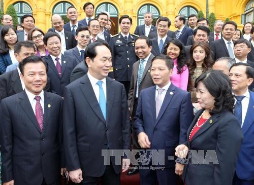 Le président rencontre les entreprises lauréates du prix Label national - ảnh 1