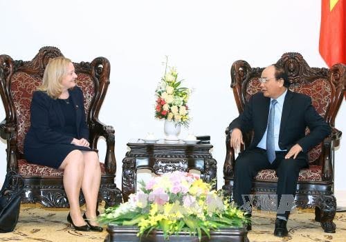 Nguyen Xuan Phuc reçoit l’ambassadrice irlandaise - ảnh 1