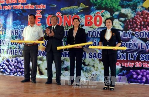 Création de la zone de préservation maritime de Ly Son  - ảnh 1