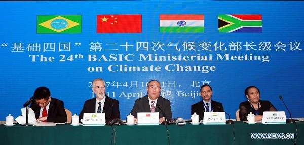 Réunion ministérielle sur le changement climatique des pays du groupe BASIC - ảnh 1