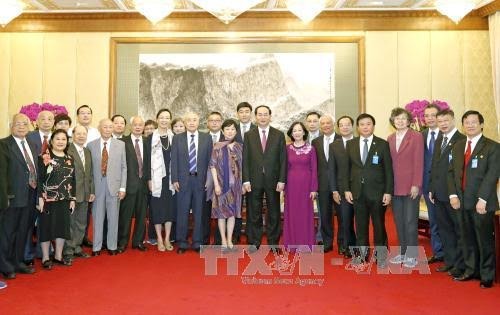 Le président Tran Dai Quang rencontre plusieurs dirigeants chinois - ảnh 2