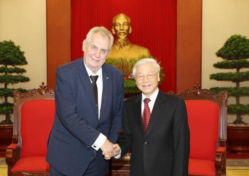  Nguyen Phu Trong rencontre Milos Zeman - ảnh 1