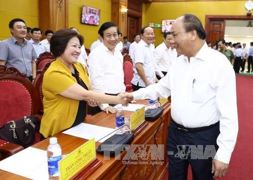 Nguyen Xuan Phuc travaille avec les autorités de Quang Binh - ảnh 1