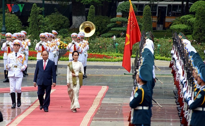 Déclaration commune Vietnam-Myanmar - ảnh 1