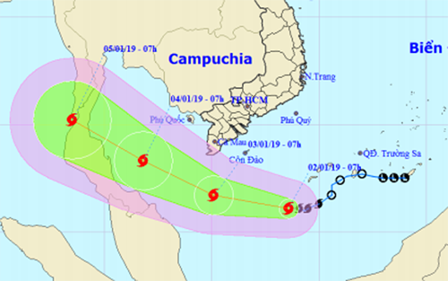 Le Vietnam se prépare à affronter le premier typhon de 2019 - ảnh 1