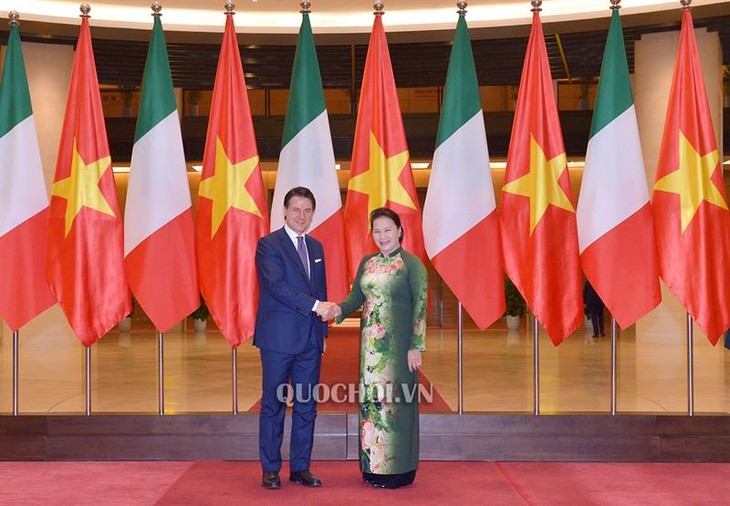 Entrevue Nguyên Thi Kim Ngân-Giuseppe Conte - ảnh 1