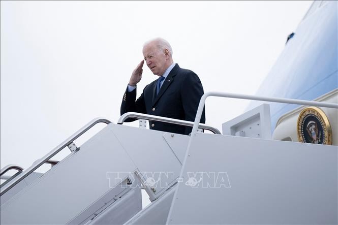 Sommet du G7: Arrivée de Joe Biden en Allemagne  - ảnh 1