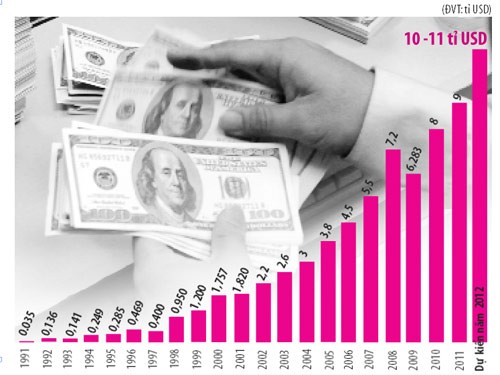 Kiều hối về Việt Nam năm 2012 cao nhất từ trước đến nay - ảnh 1