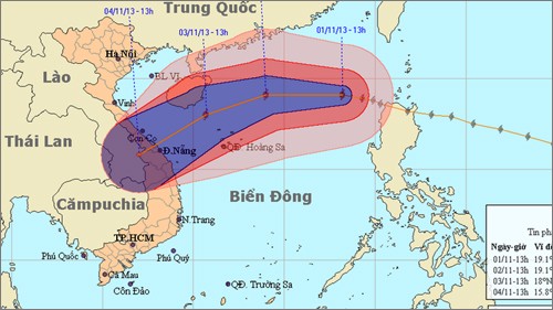 Bão số 12 (Krosa) gió giật cấp 15 đang tiến về Hoàng Sa - ảnh 1