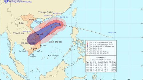 Bão số 12 (Krosa) với sức gió tới 166km/h có khả năng đổi hướng - ảnh 1