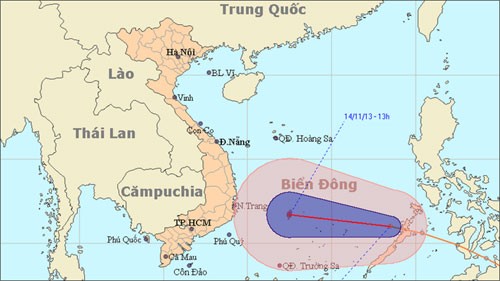 Áp thấp nhiệt đới có khả năng mạnh lên thành bão - ảnh 1