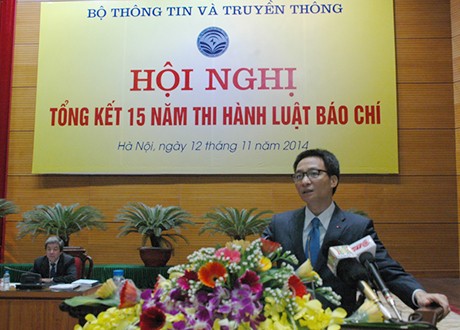 Hội nghị tổng kết 15 năm thực hiện Luật báo chí - ảnh 1