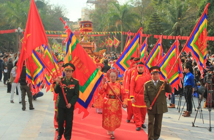 Sáng nay khai hội gò Đống Đa - Hà Nội	 - ảnh 1