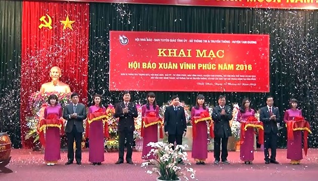  Lạng Sơn và Vĩnh Phúc khai mạc Hội báo xuân - ảnh 1