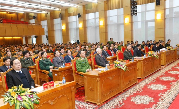 Tổng Bí thư, Chủ tịch nước dự và phát biểu chỉ đạo tại Hội nghị Công an toàn quốc lần thứ 74 - ảnh 1