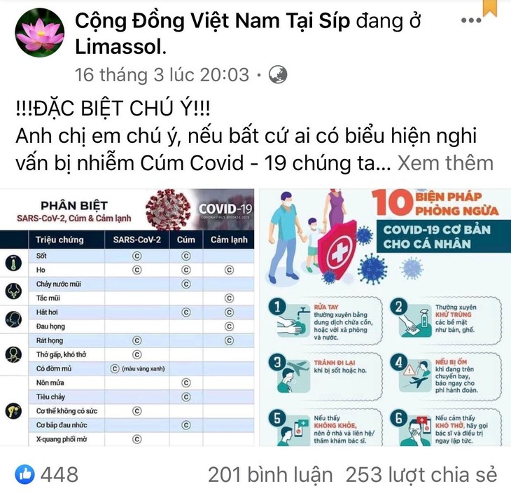 Người Việt ở CH Síp trong đại dịch Covid -19 - ảnh 2