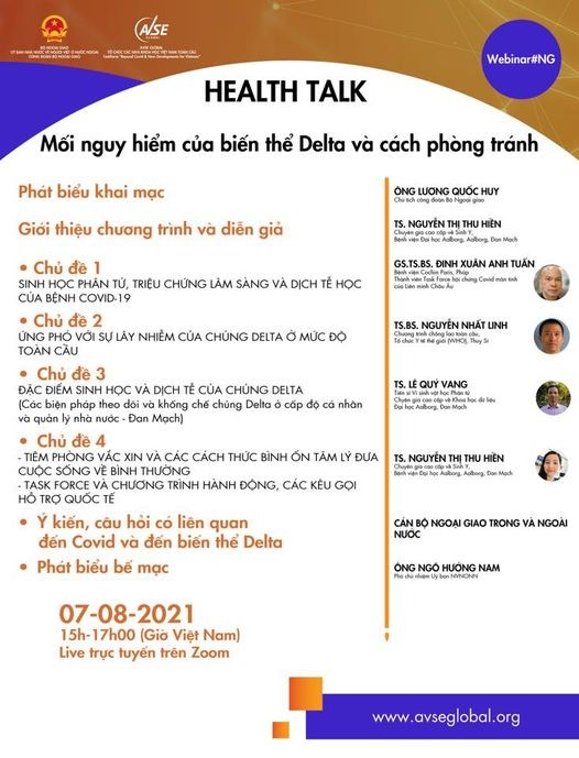 Mối nguy hiểm của biến thể Delta và cách phòng tránh: Hội thảo đặc biệt từ các chuyên gia Việt kiều - ảnh 1