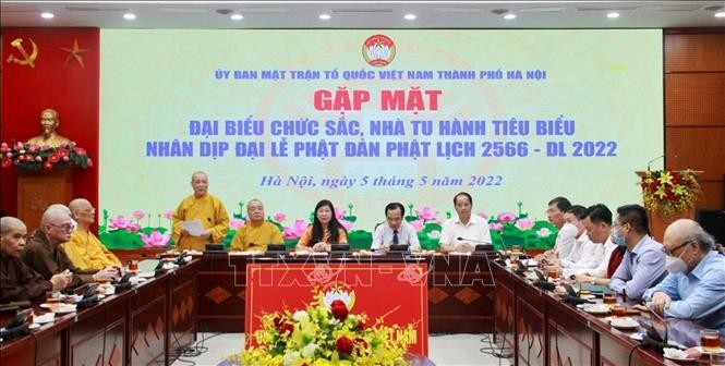 Hà Nội: Gặp mặt đại biểu chức sắc, nhà tu hành tiêu biểu - ảnh 1