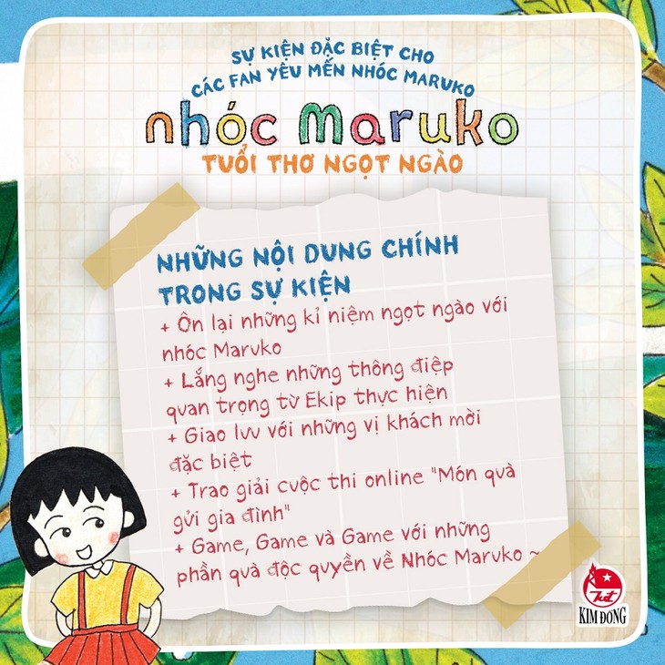 Chương trình giao lưu về sách Nhóc Maruko Tuổi thơ ngọt ngào và trao giải cuộc thi Món quà gửi gia đình - ảnh 3