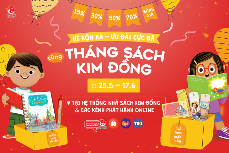 Tháng sách Kim Đồng chào hè, mừng Tết thiếu nhi 1/6 - ảnh 7