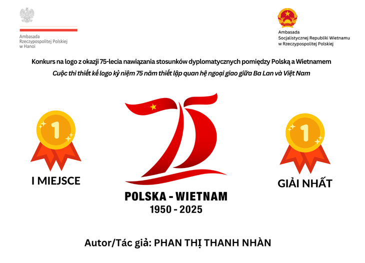 Công bố các thiết kế chiến thắng Cuộc thi thiết kế logo kỷ niệm 75 năm quan hệ ngoại giao Việt Nam - Ba Lan (1950-2025) - ảnh 3