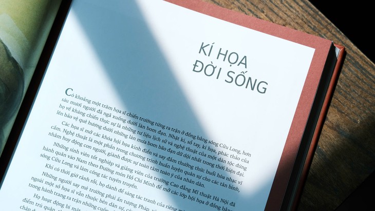 Ra mắt art book “Cửu Long Giang khói lửa - Kí họa và thơ”: Kí ức nghệ thuật giữa khói lửa chiến tranh - ảnh 2