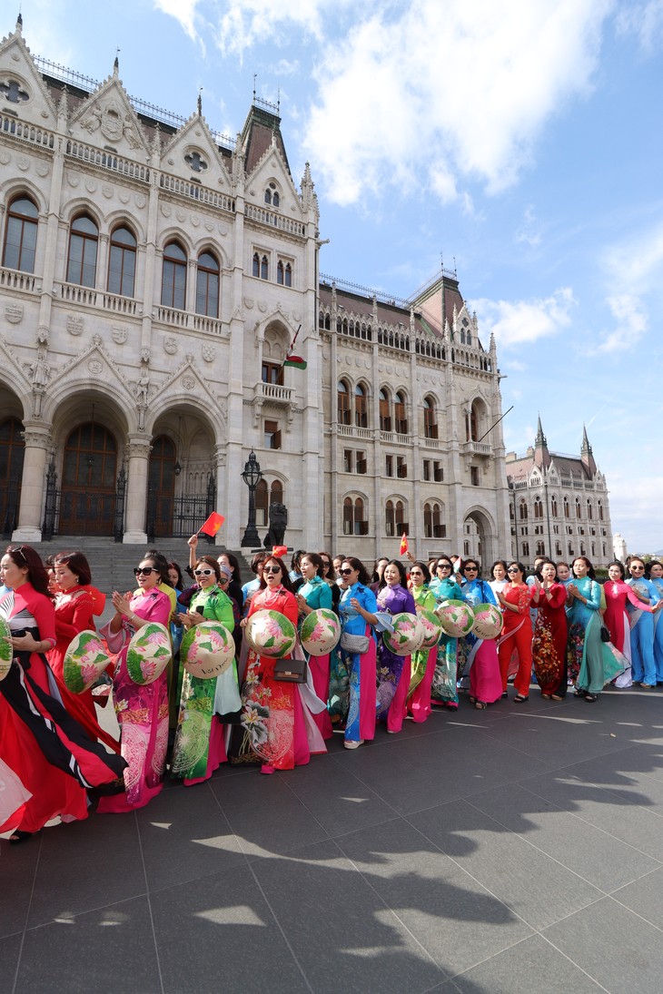 Diễn đàn Phụ nữ Việt Nam tại Châu Âu phát động Tháng Văn hoá Áo dài Việt Nam  tại Châu Âu - ảnh 2