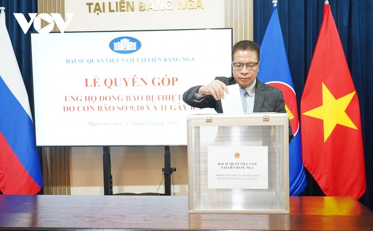 Cộng đồng người Việt tại Liên bang Nga ủng hộ đồng bào bị lũ lụt trong nước  - ảnh 1