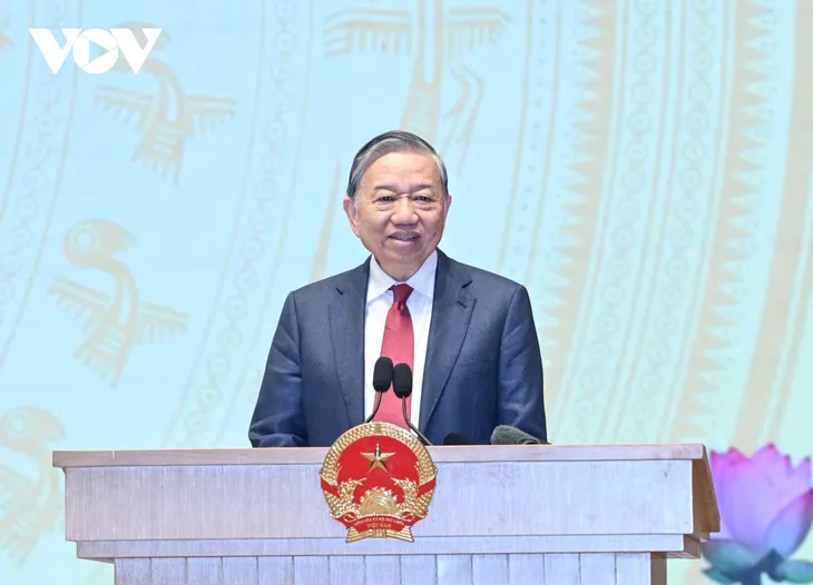 Tổng Bí thư Tô Lâm: Đất nước hội tụ đủ thế và lực để bước vào kỷ nguyên mới - ảnh 2