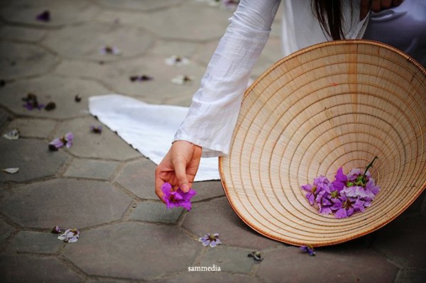 ภาพของหญิงสาวเมืองเว้ในชุดอ๋าวหย่ายสีขาว - สัญลักษณ์แห่งความโรแมนติกของเมืองเว้ - ảnh 7