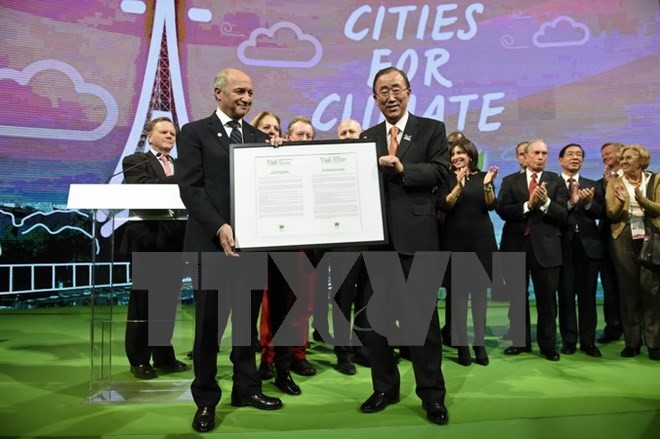 ประเทศต่างๆกำลังย่างเข้าสู่โค้งสุดท้ายของการเจรจาในกรอบการประชุม COP21 - ảnh 1