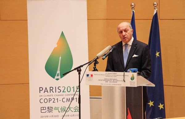 การประชุม COP 21 เลื่อนเวลาการประกาศข้อตกลงออกไป 1 วัน - ảnh 1