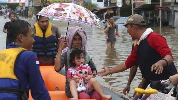 อินโดนีเซียใช้เทคโนโลยีเพื่อรับมือปัญหาน้ำท่วม - ảnh 1