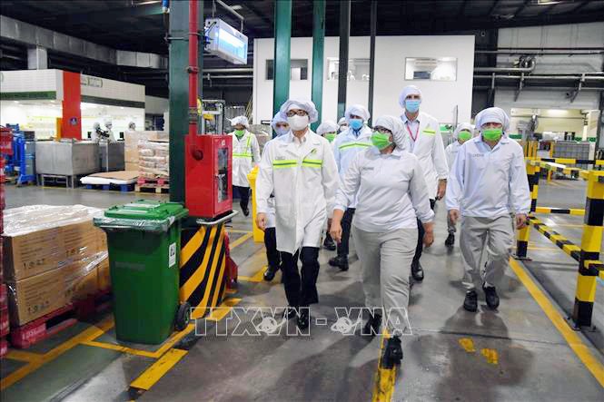 รองนายกรัฐมนตรีหวูดึ๊กดามลงพื้นที่ตรวจสอบงานด้านการป้งกันและรับมือการแพร่ระบาดของโรคโควิด-19  ในจังหวัดด่งนาย - ảnh 1