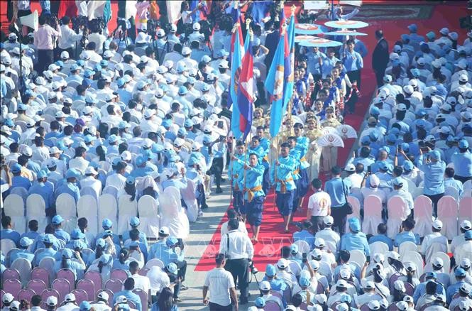 งานรำลึกครบรอบ74 ปีการก่อตั้งพรรคประชาชนกัมพูชา - ảnh 1