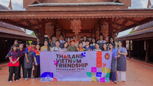 มิตรภาพข้ามพรมไทย-เวียดนาม เยาวชนสานสัมพันธ์จากใจสู่ใจ - ảnh 9