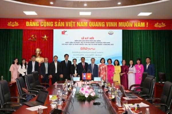 ความร่วมมืออย่างแน่นแฟ้นระหว่างสถาบันยุติธรรมเวียดนามกับสถาบันยุติธรรมแห่งชาติลาว - ảnh 1