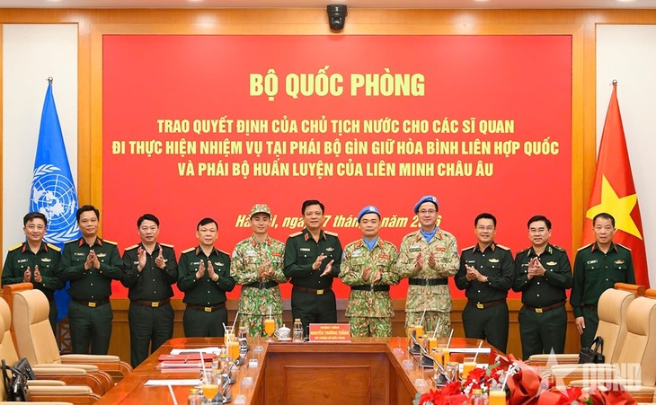 เวียดนามส่งเจ้าหน้าที่ทหารปฏิบัติการผสมทำหน้าที่ใน UNISFA เป็นครั้งแรก - ảnh 2